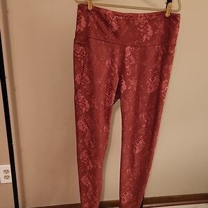 Snakeskin Print Leggings